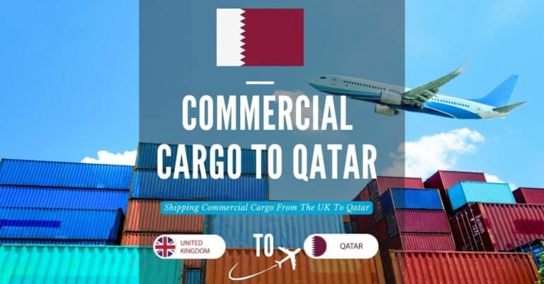 Commercial cargo from the UK to Qatar